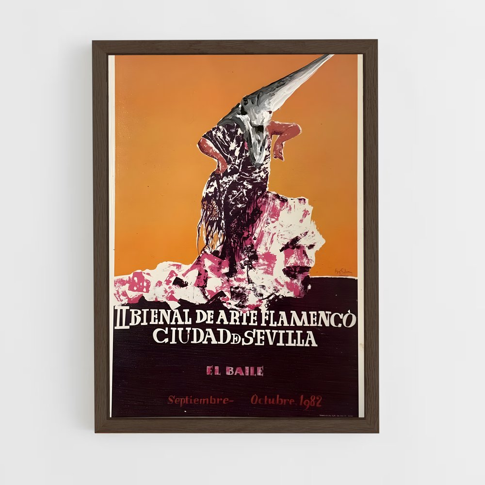 Poster Oiseau de Flamenco – affiche Danse (vue 5)